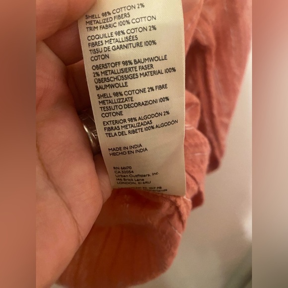 Anthropologie Coral Button-Down Shirt - Picture 7 of 10